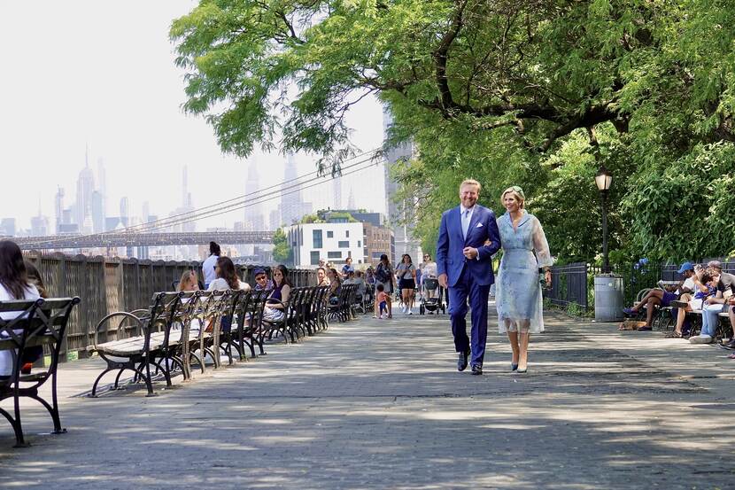 Brooklyn Heights Promenade King Willem-Alexander and Queen Máxima