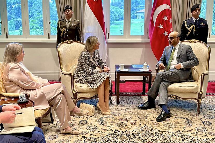 Queen Máxima at Singapore FinTech Festival