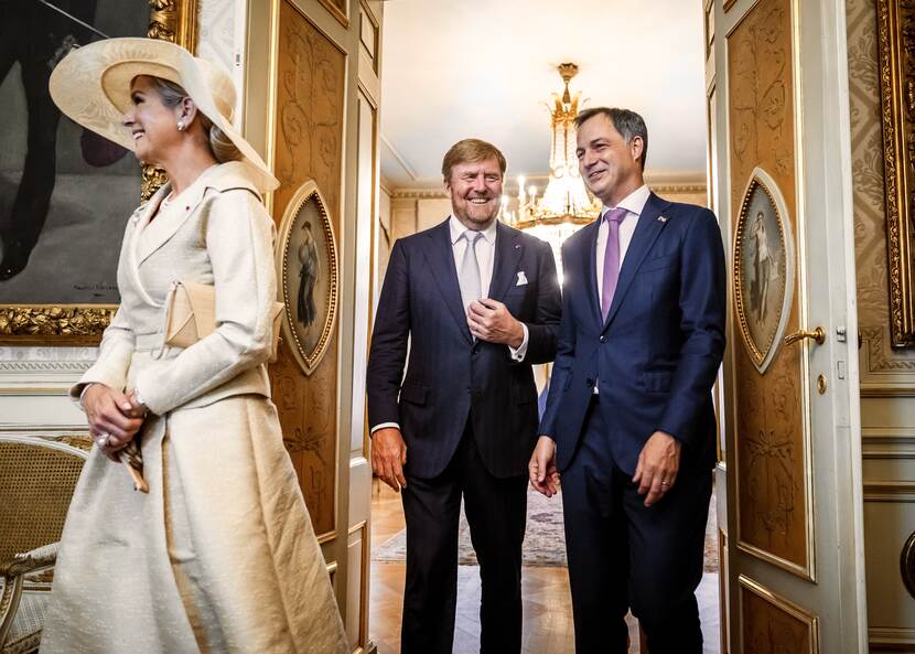 Meeting with the Prime Minister state visit Belgium King Willem-Alexander and Queen Máxima