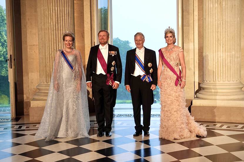 State banquet state visit Belgium King Willem-Alexander and Queen Máxima