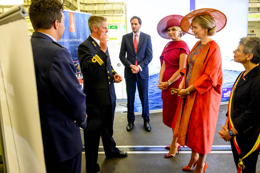 Belgian and Dutch frigates state visit Belgium King Willem-Alexander and Queen Máxima