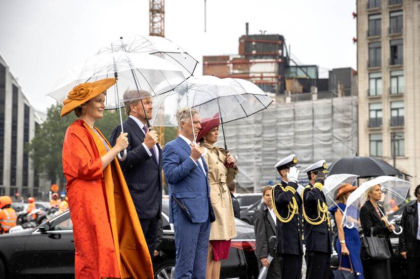 Belgian and Dutch frigates state visit Belgium King Willem-Alexander and Queen Máxima