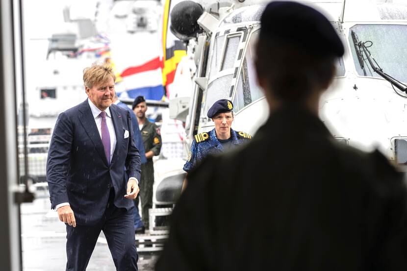 Belgian and Dutch frigates state visit Belgium King Willem-Alexander and Queen Máxima