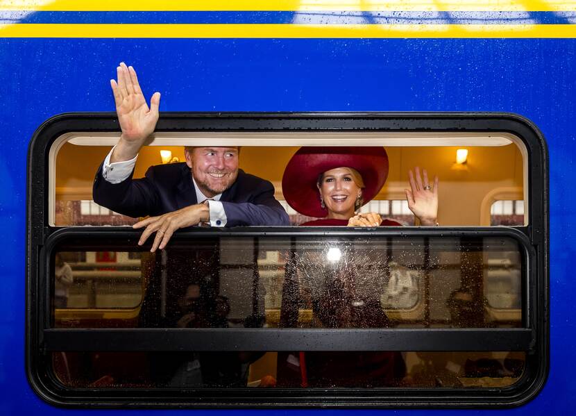 Royal Train state visit Belgium King Willem-Alexander and Queen Máxima