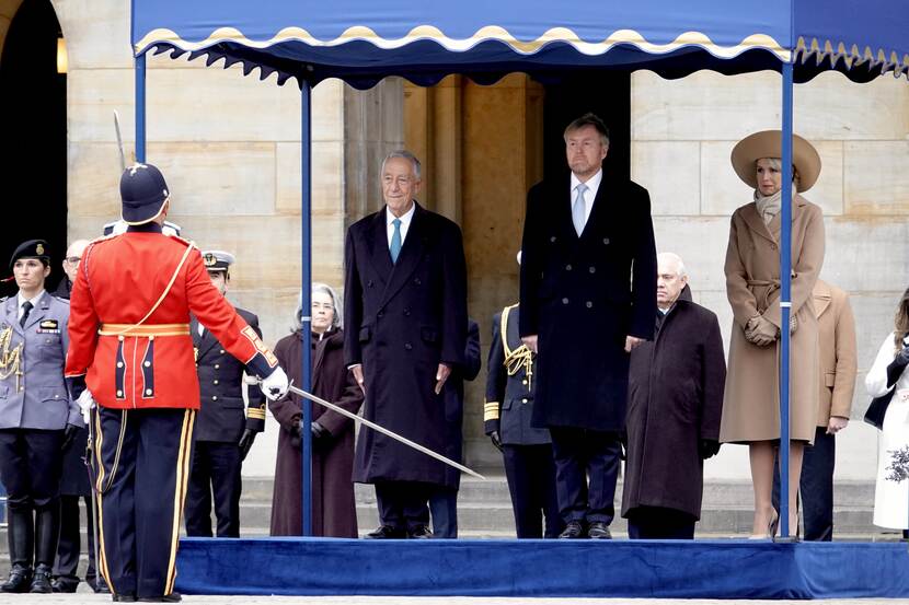 Welcome ceremony state visit President of Portugal