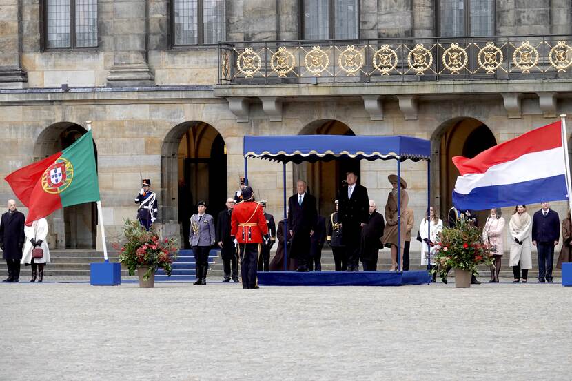 Welcome ceremony state visit President of Portugal