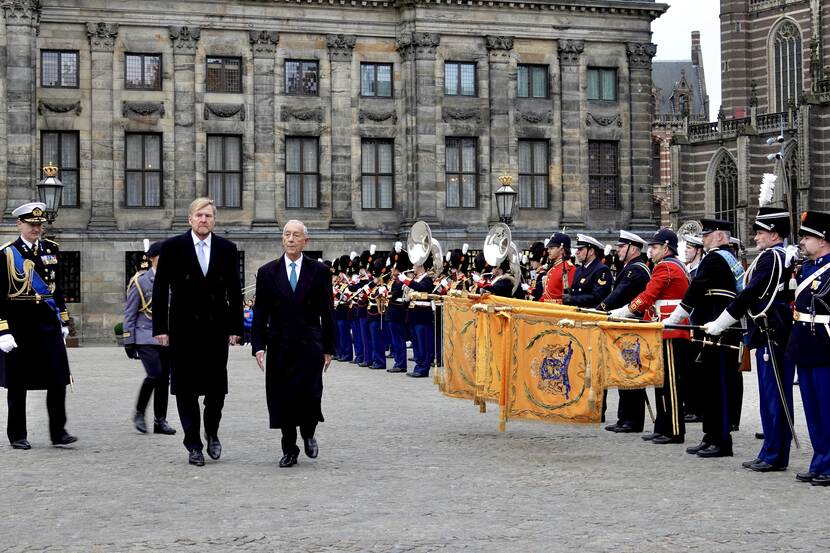 Welcome ceremony state visit President of Portugal