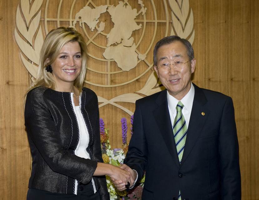 Princess Máxima is appointed by UN Secretary-General Ban Ki-moon